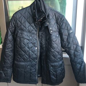 barbour international men's windshield tailored fit quilted jacket